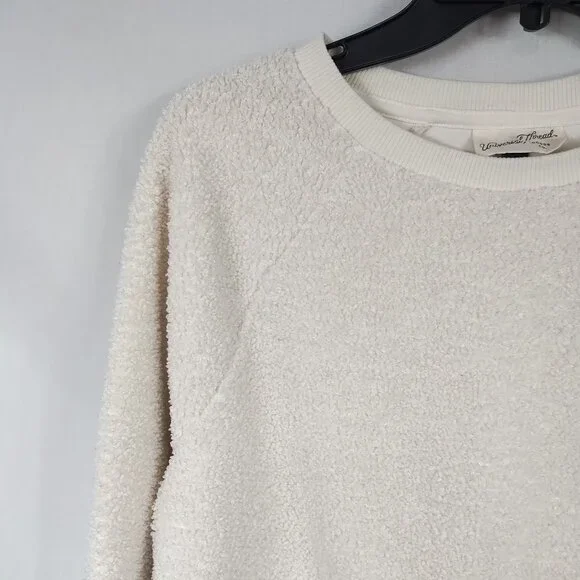 Universal Thread Cozy Cream Sweatshirt Women's Size Small - Picture 2 of 8
